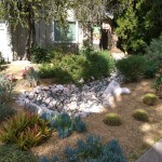 The riverbed design took care of the drainage problem