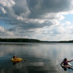 Webb Lake with friends