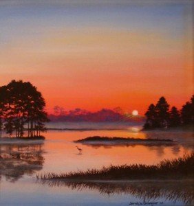 Chincoteague National Wildlife Refuge Painting - Sarah Grangier